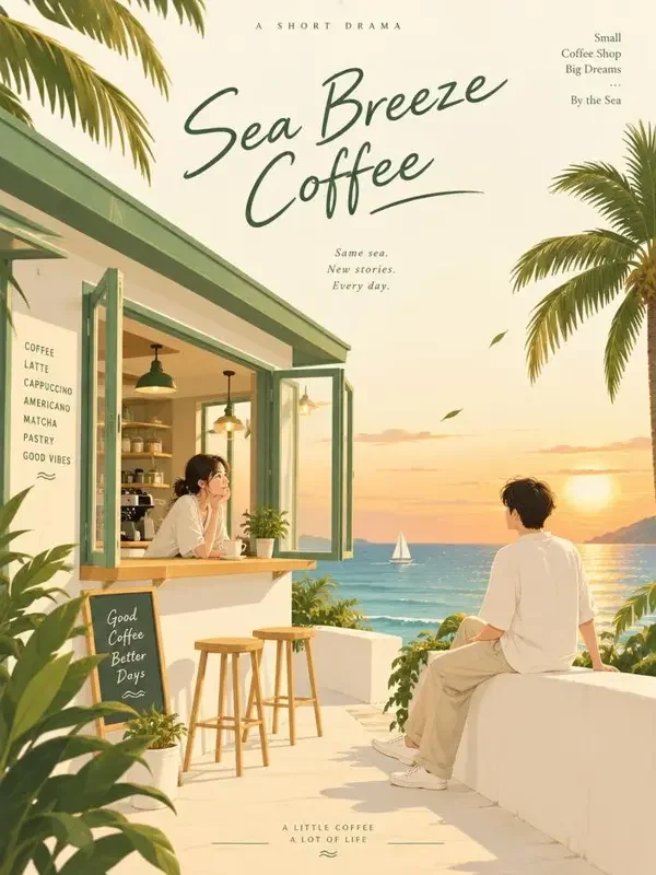 海风与咖啡 短剧海报